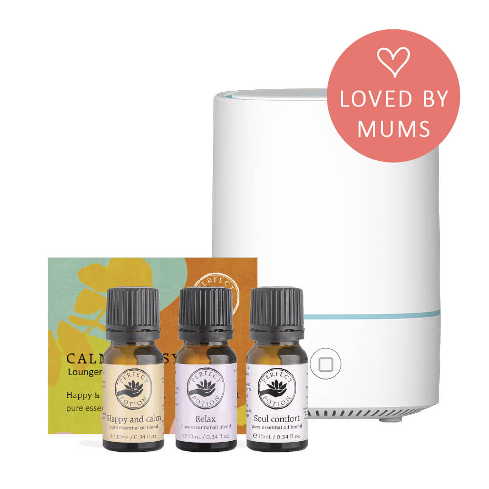 Freedom Portable Diffuser + Calm and Cosy Loungeroom Trio Gift Set