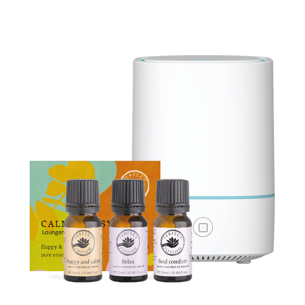 Freedom Portable Diffuser + Calm and Cosy Loungeroom Trio Gift Set