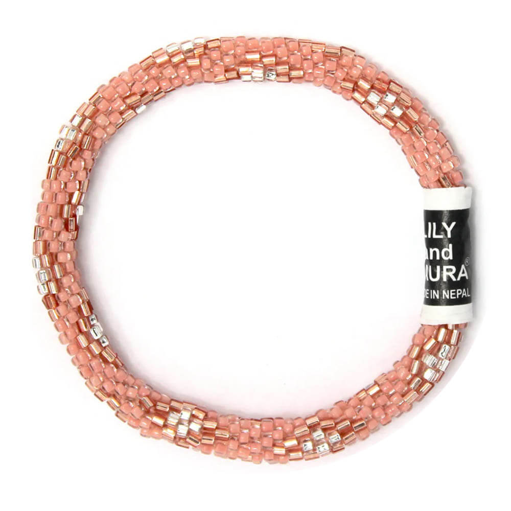 Lily and Laura Aromatherapy Bracelet Peach Petals