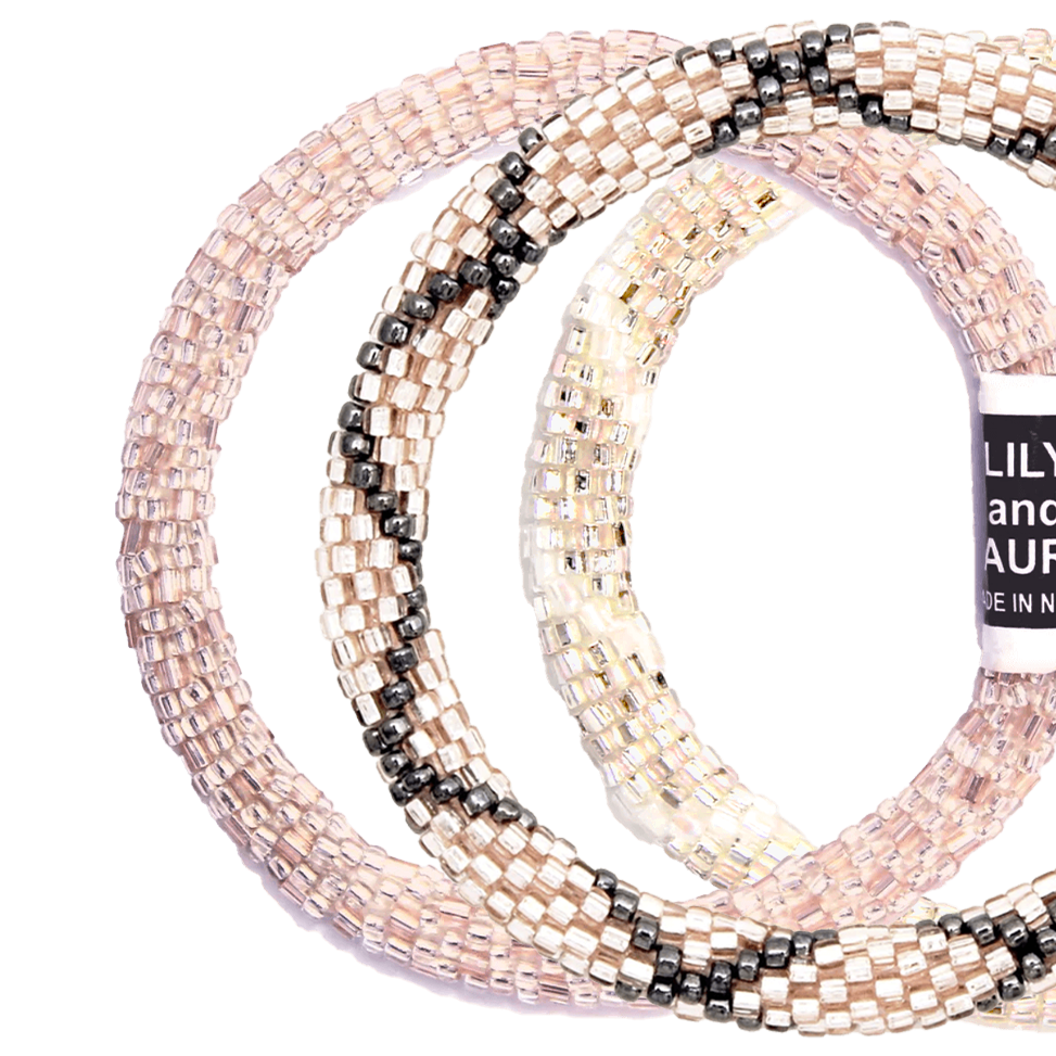 Trio of Aromatherapy Bracelets Pink