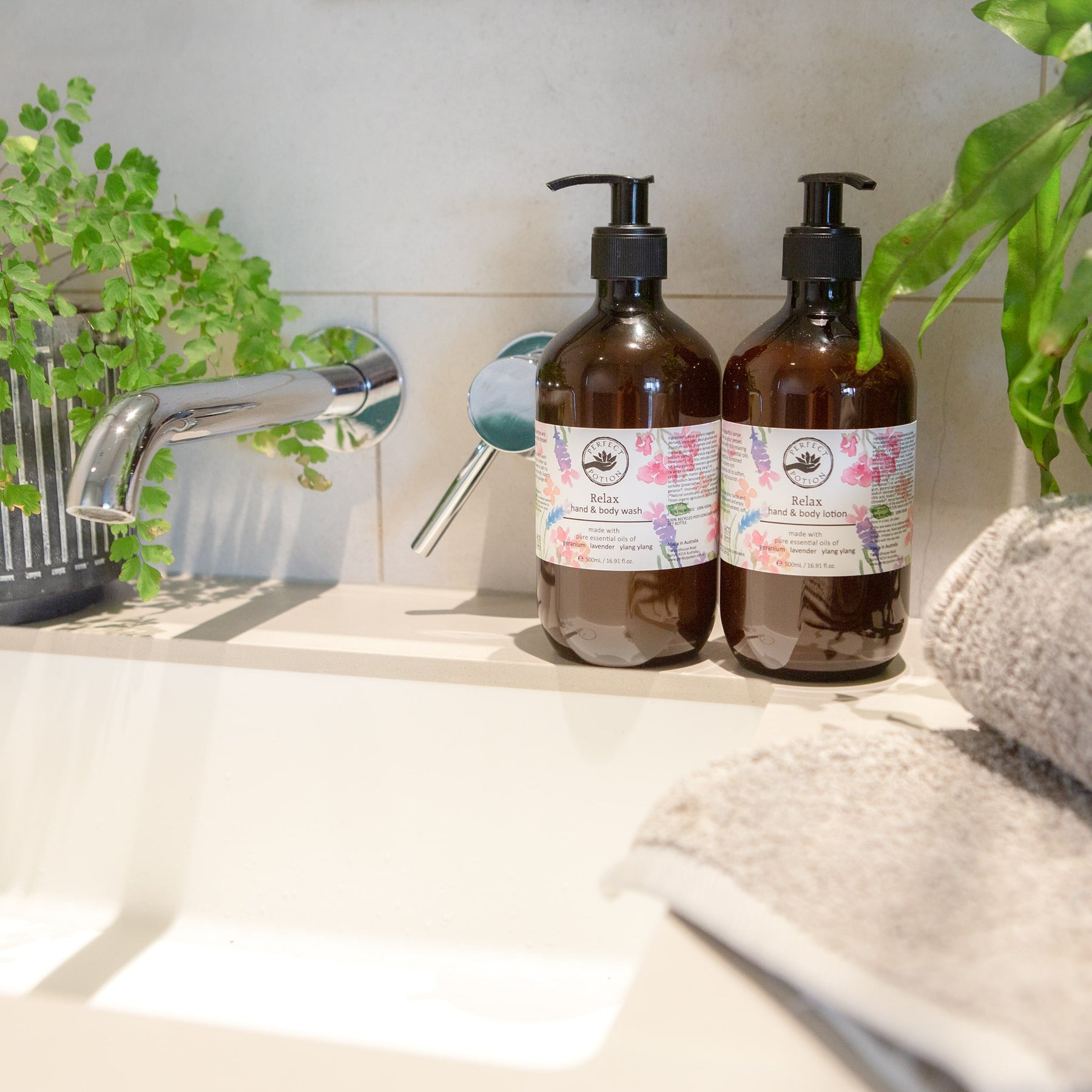 Relax Wash & Lotion Duo