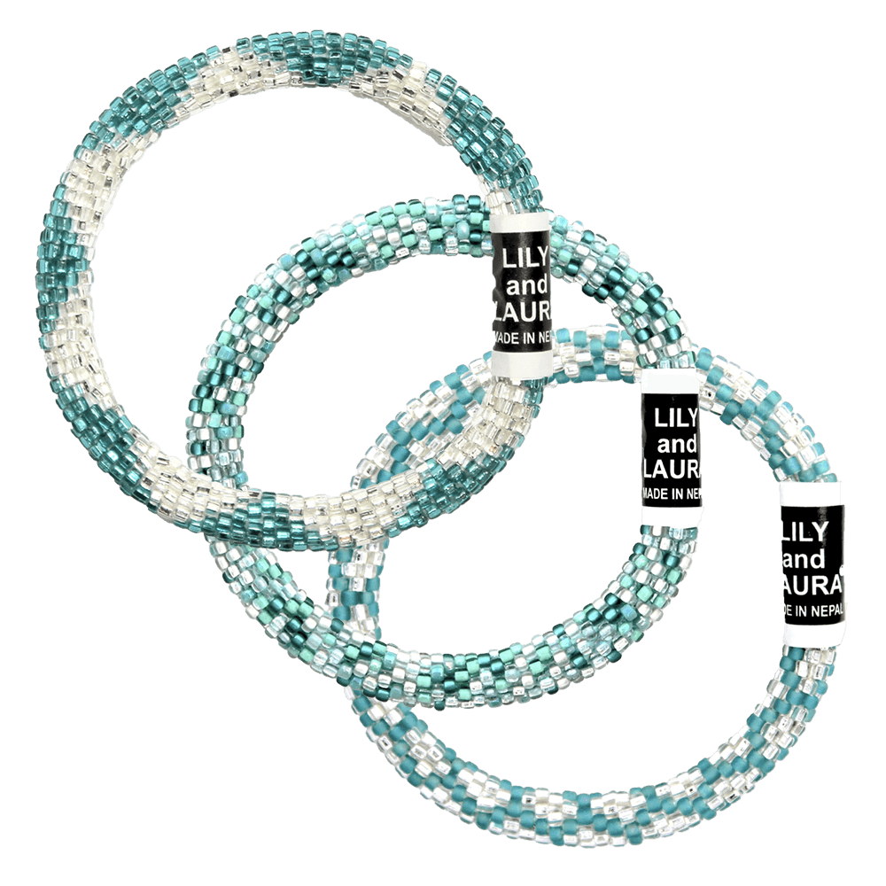Trio of Aromatherapy Bracelets Turquoise