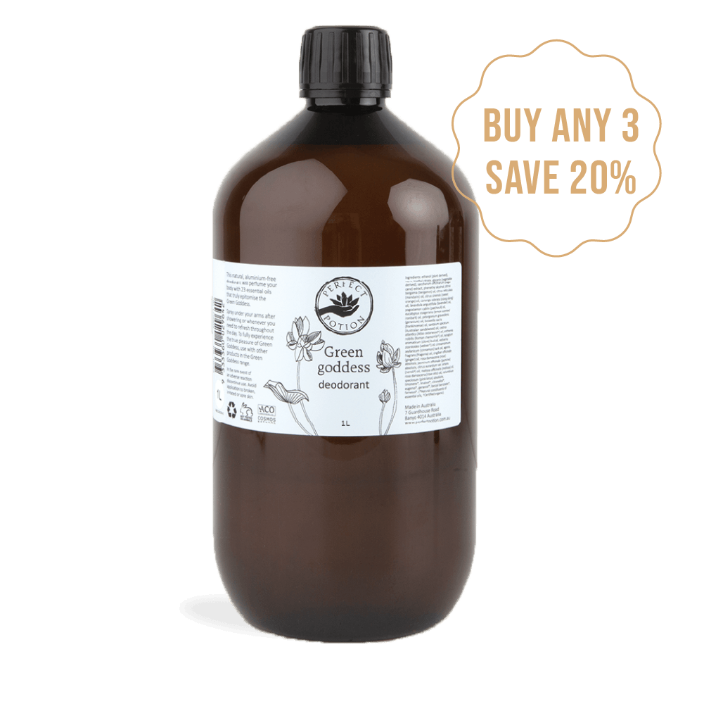 Green Goddess Deodorant 1L Bulk Refill Size