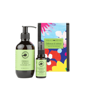 Oakmoss Vetiver Wash and Perfume Gift Box