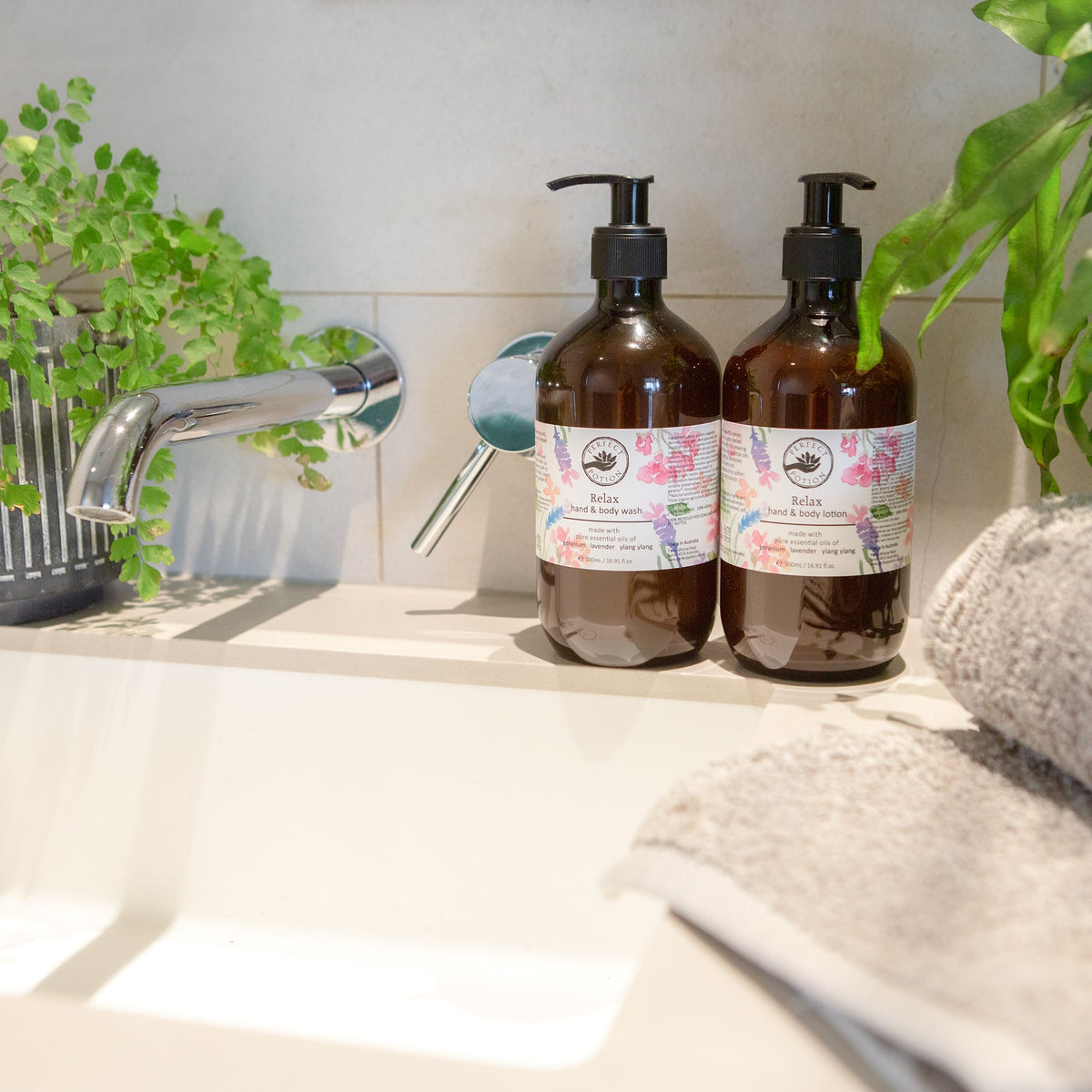 Relax Wash & Lotion Duo