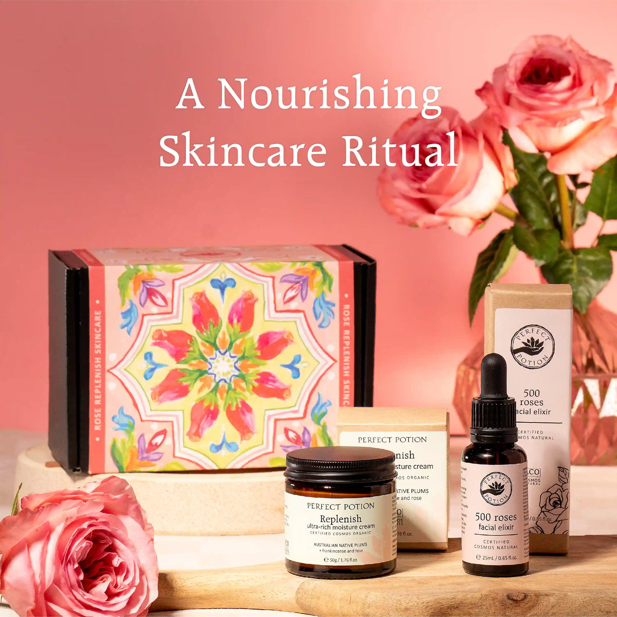 Rose Replenish Skincare Gift Set