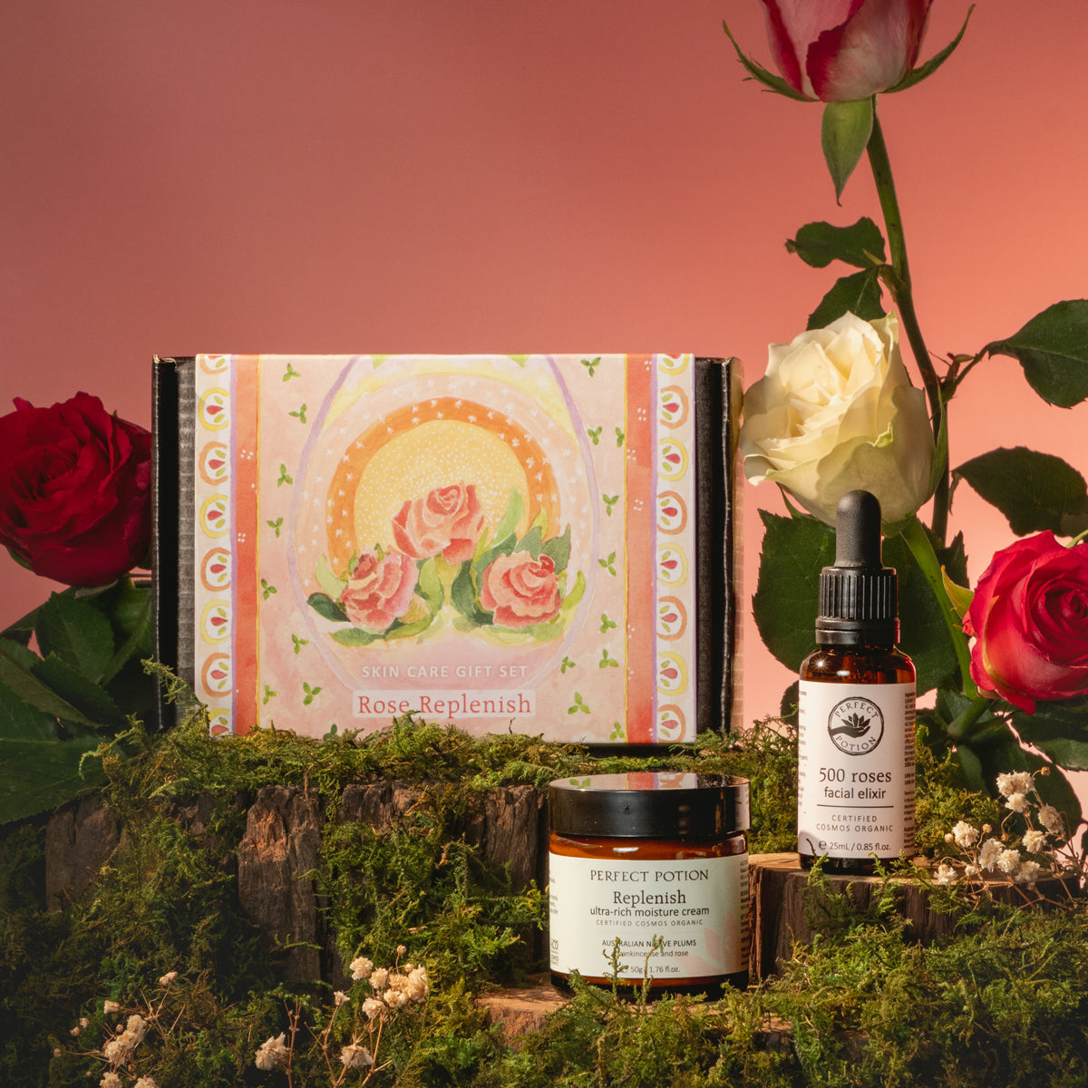 Rose Replenish Skincare Gift Set