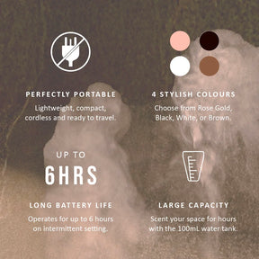 Wonder Mist Portable Diffuser - Brown