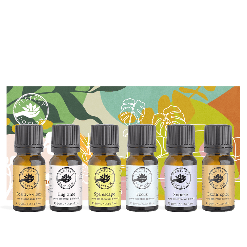 Home Sanctuary Oil Blends Kit | Essential Oils | Aromatherapy Diffuser